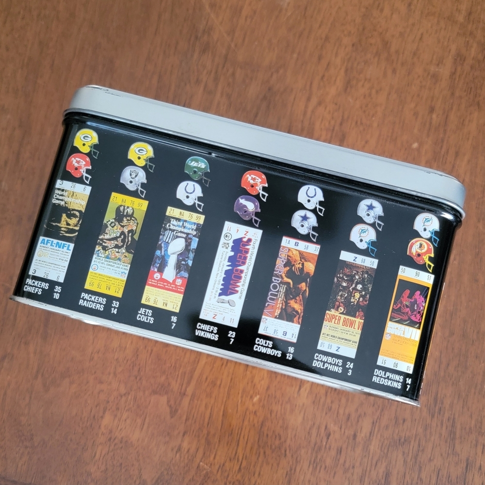 Super Bowl XXV commemorative tin - Picture 3 of 6